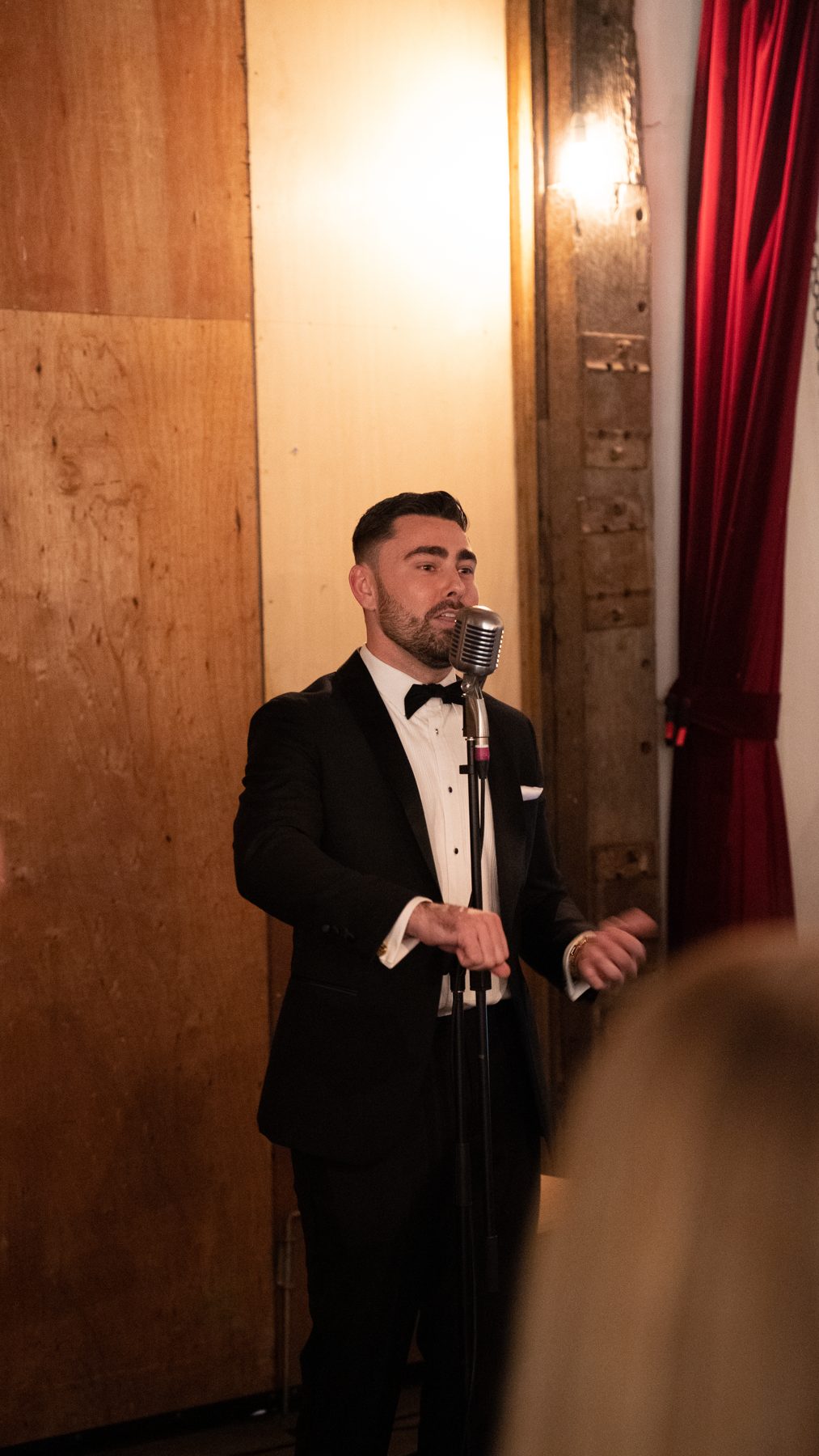 Jeremy Hartley speaking at the Legacy launch